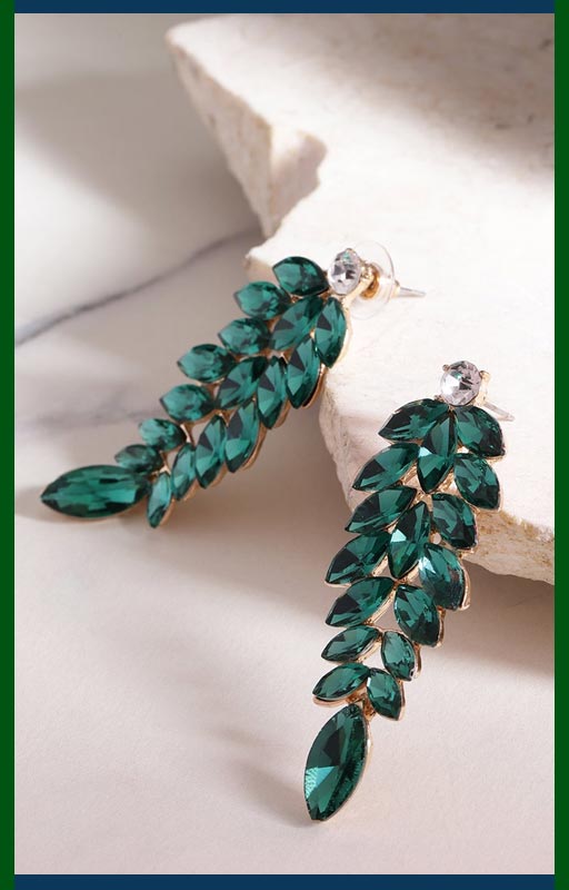 Green Earrings
