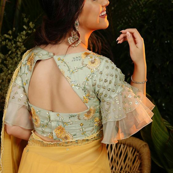 blouse back design 1