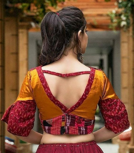 blouse back design 7