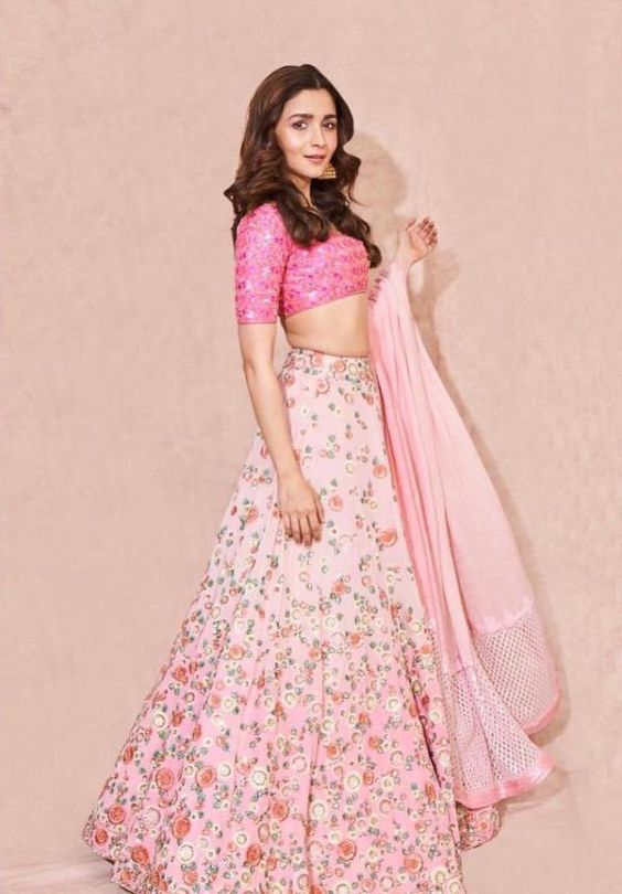 lehenga choli summer wedding design 12