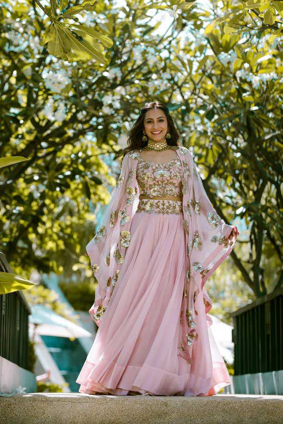 lehenga choli summer wedding design 15