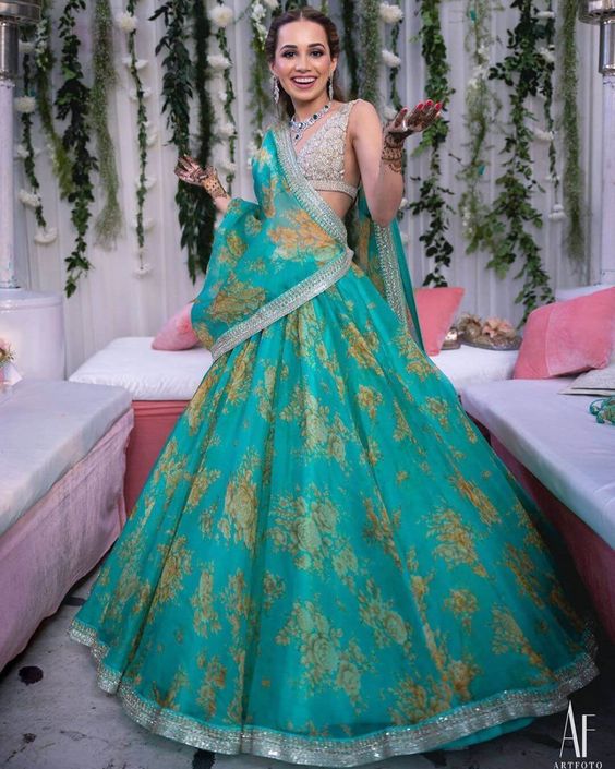 lehenga choli summer wedding design 8