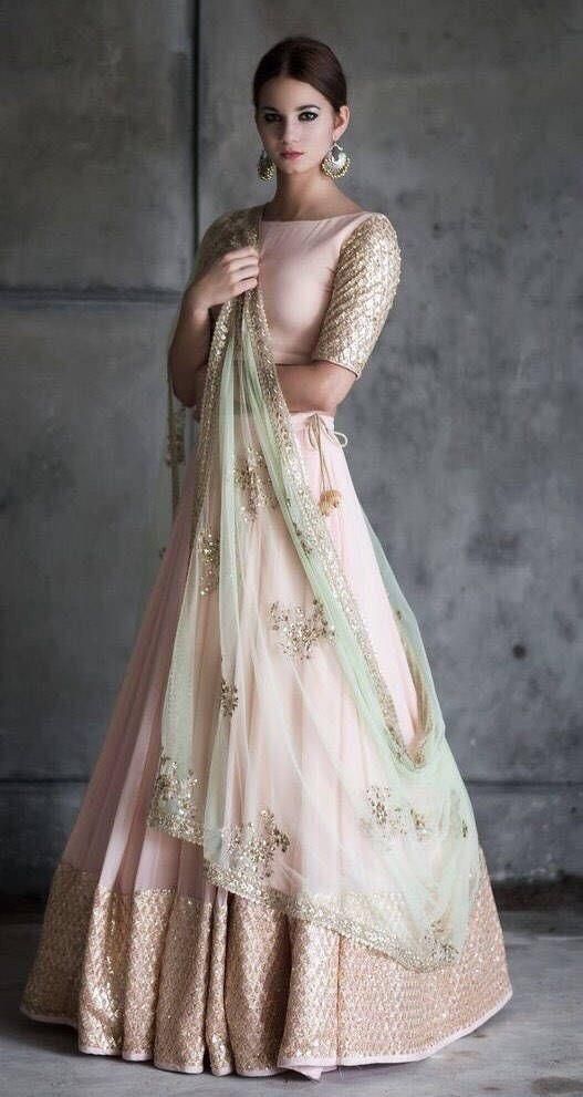 lehenga choli summer wedding design 9