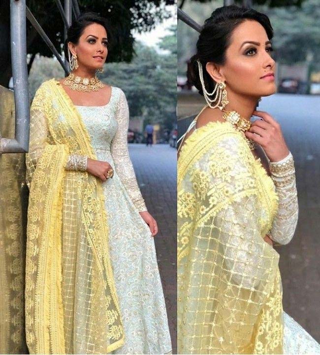 Anita Hassanandini in Anarkali Suit