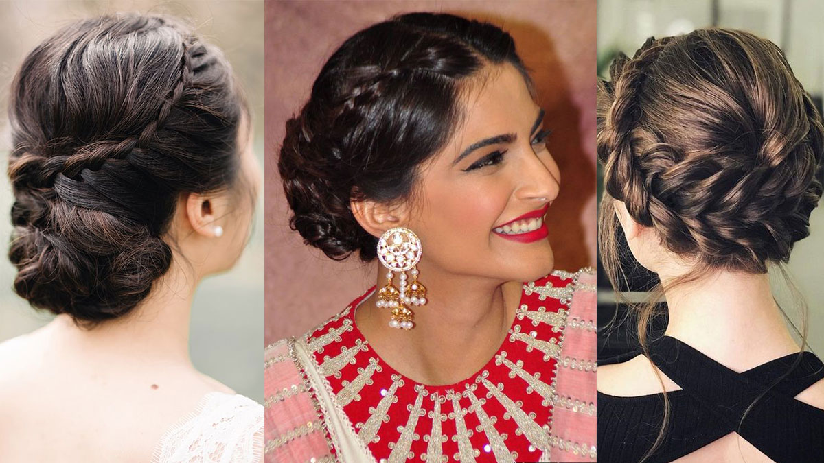 braided bun hair styles