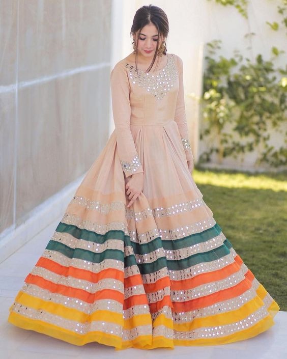  Multicolor Gown