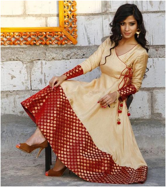 Angrakha Style Kurti