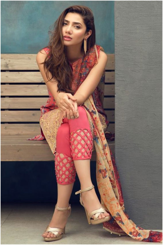 Cross Pattern Salwar Design