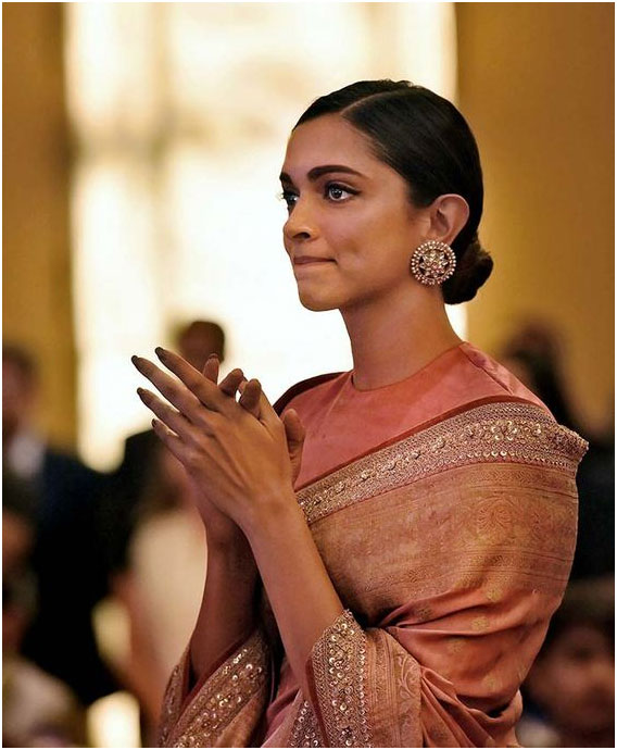 Deepika Padukone Floral Stud Earrings