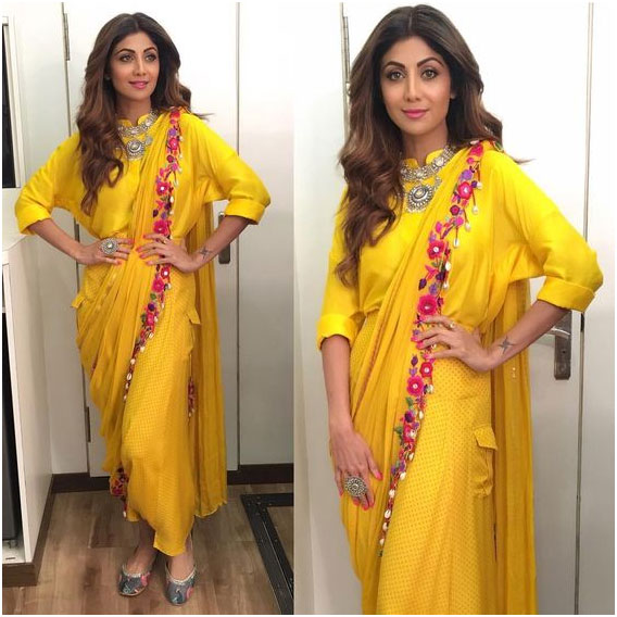 Dhoti Style Saree