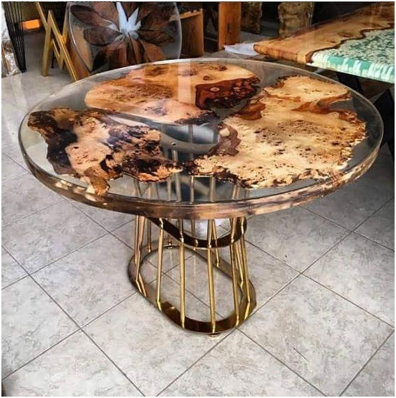 Resin Center Table