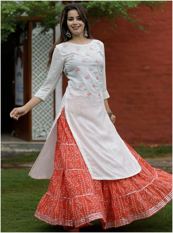 Bandhani Skirt