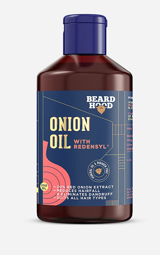 Beardhood onion oil with redensyl for hair growth and anti hair fall