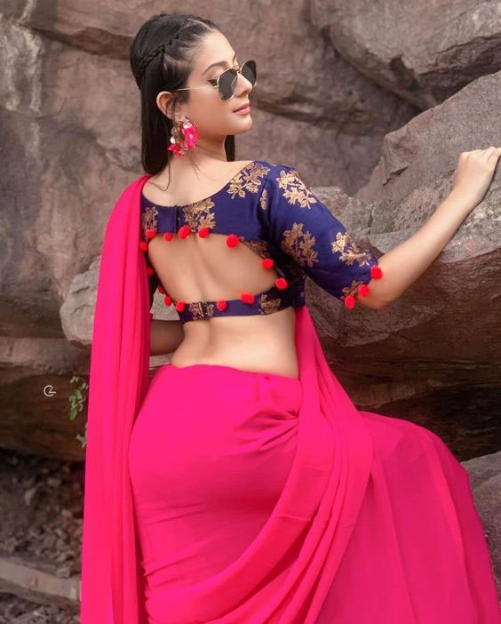 Pom-Pom Banarasi Blouse