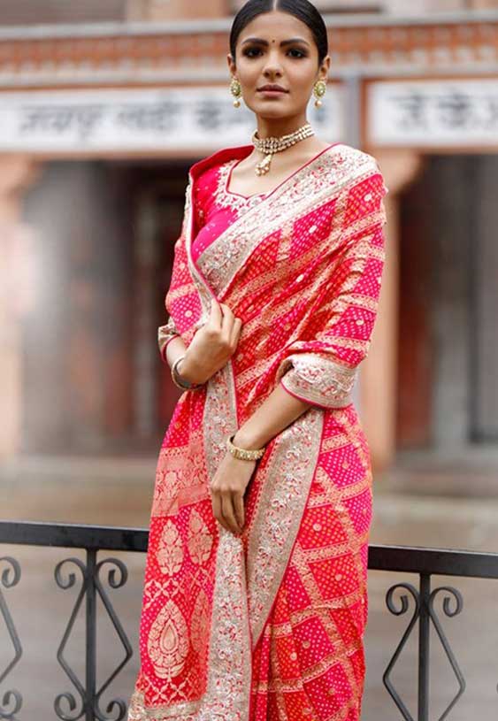 Traditional Rajasthani Saree