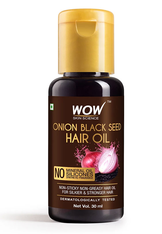 Wow skin science onion Black seed hair oil