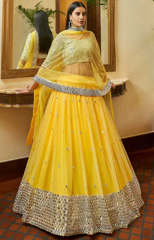 Yellow Lehenga Choli