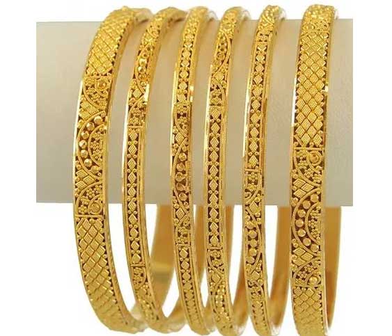 Designer Gold Plated Bangles