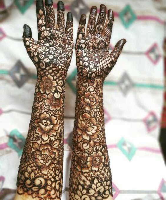 Floral Mehandi Design