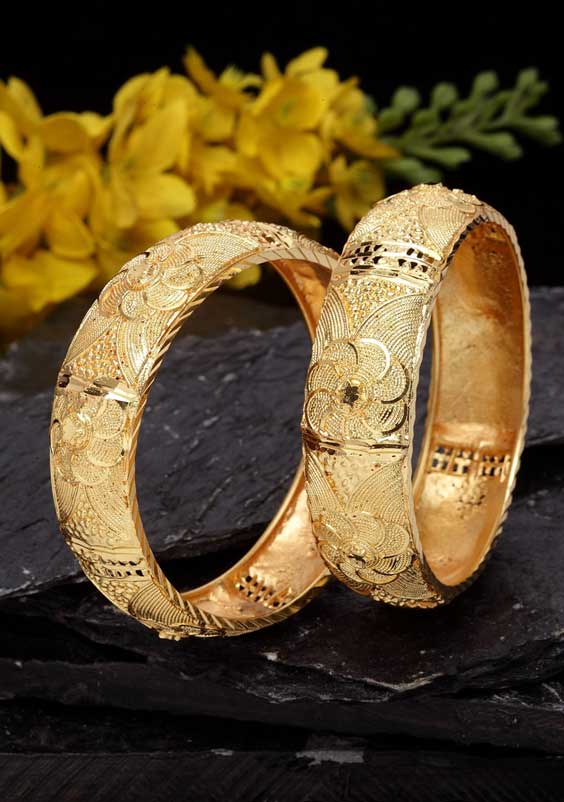 Flower Printed Bangles