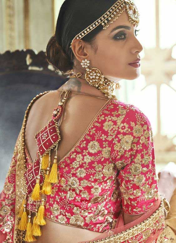 Latkan Design For Embroidered Blouse