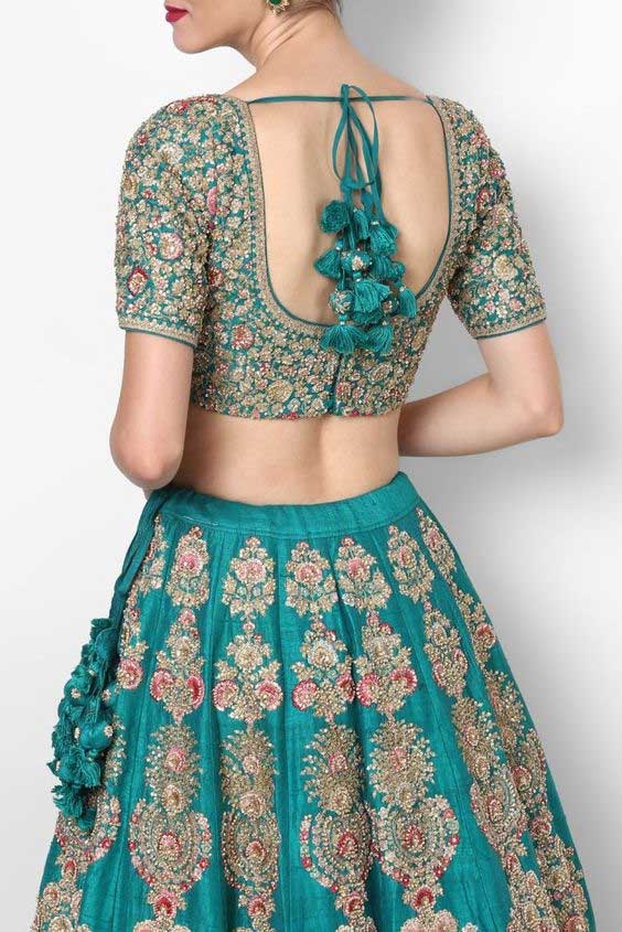 Latkan Design For Lehenga And Blouse
