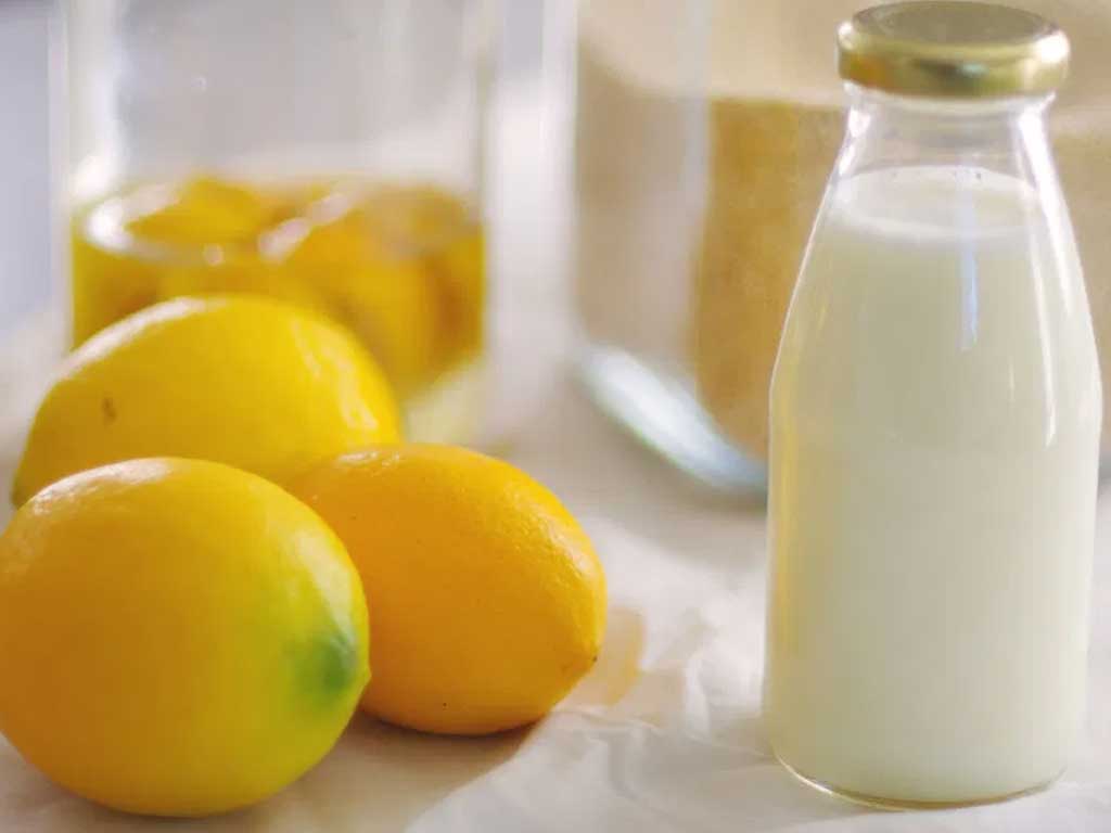 Lemon & milk