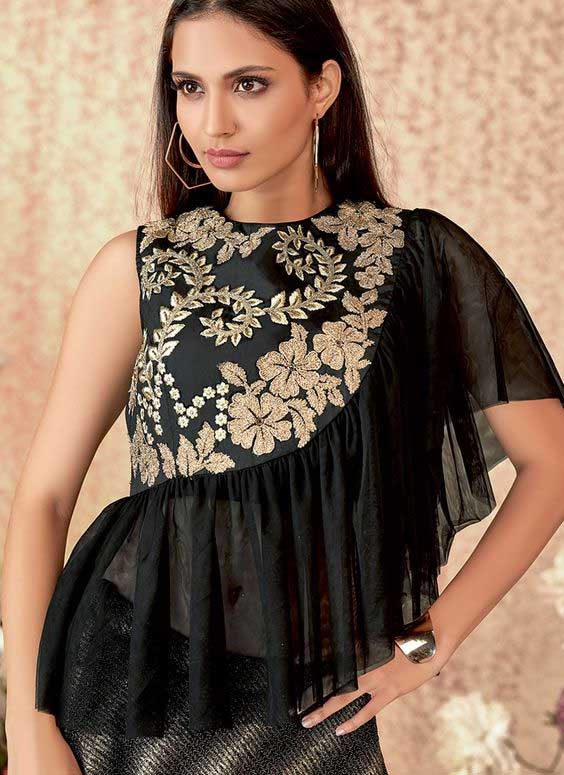 One Side frill Net Design