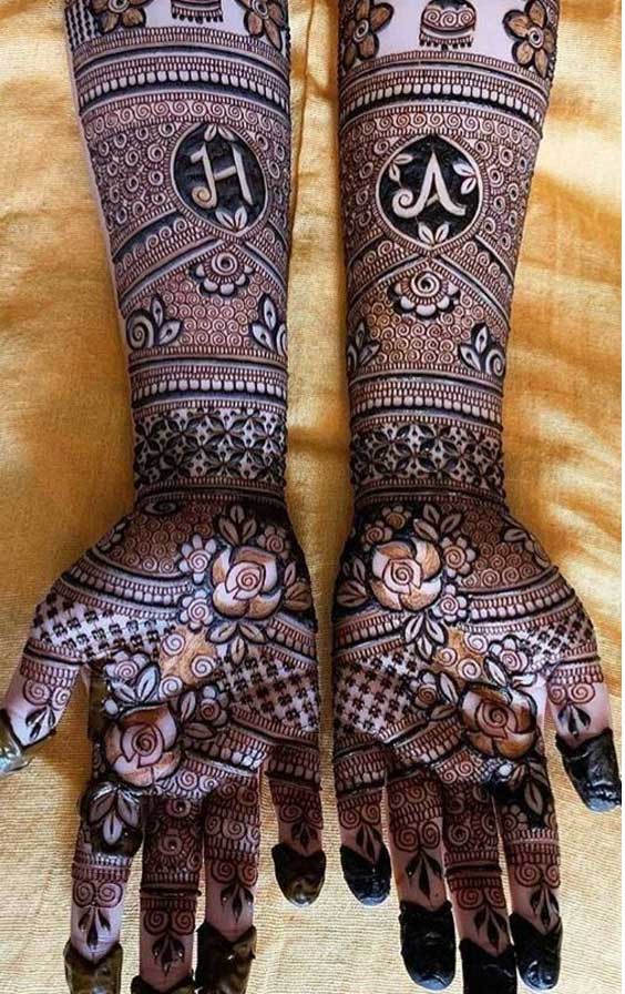 Personalized Mehandi Design