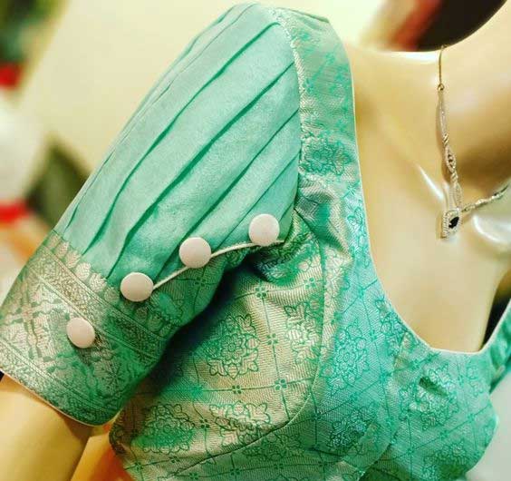 Pleated Sleeves