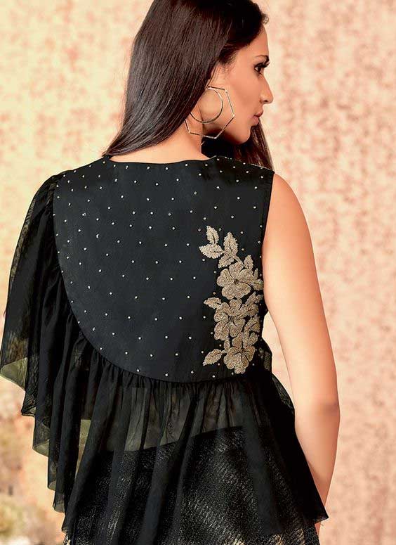 One Side frill Net Design