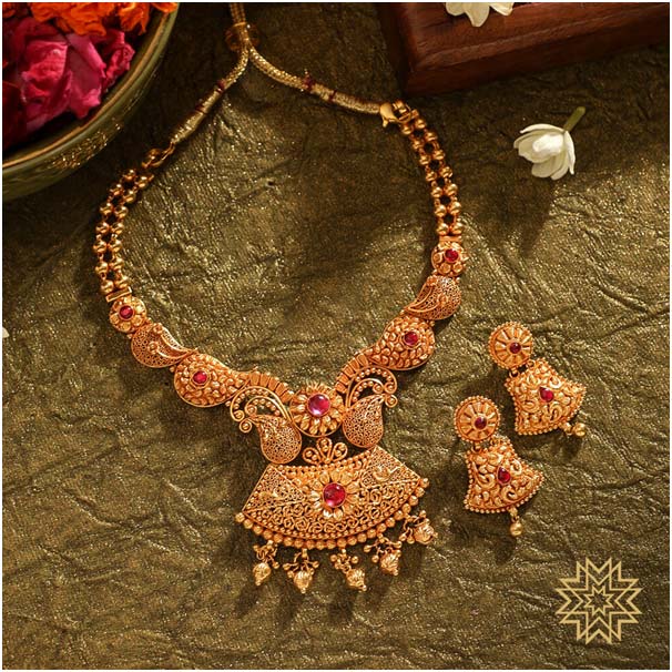 22K Gold Necklace Set