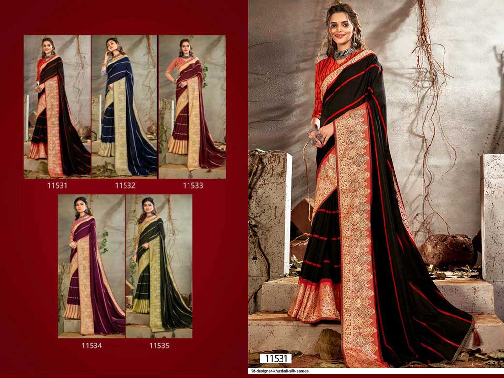 5D Designer Saree