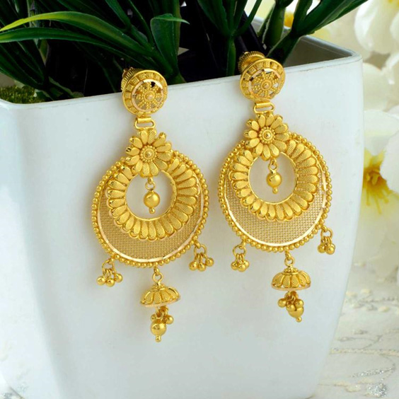 Circular Drop Earrings 