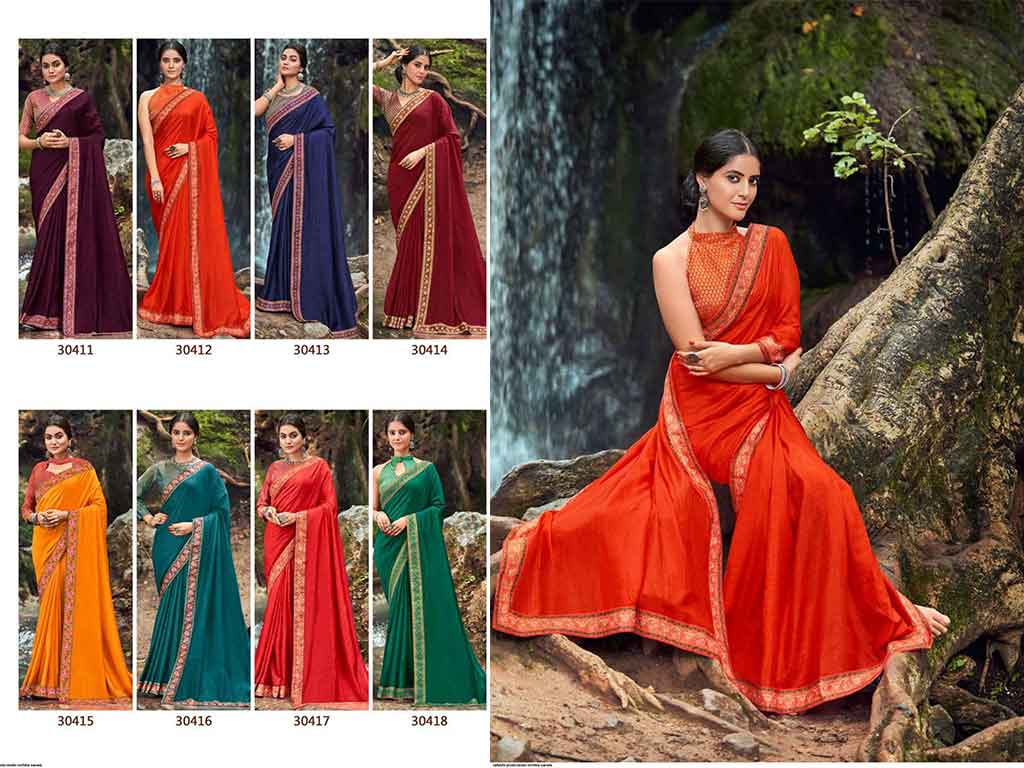 Digital Lace Saree