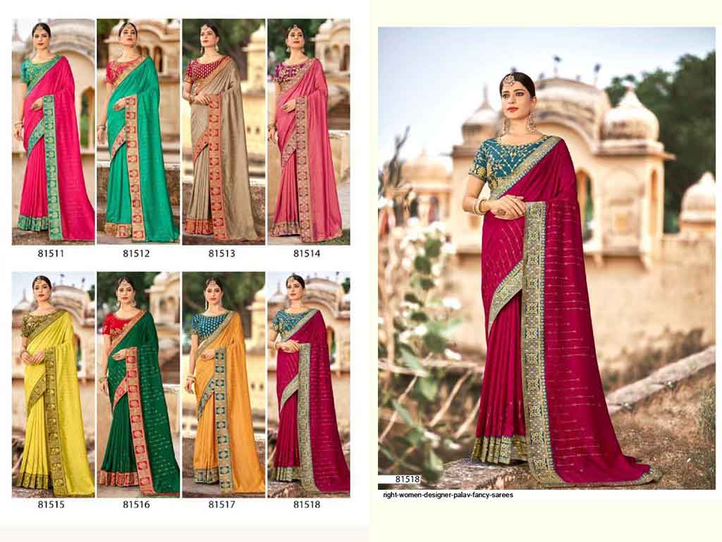 Fancy Saree With Designer Blouse