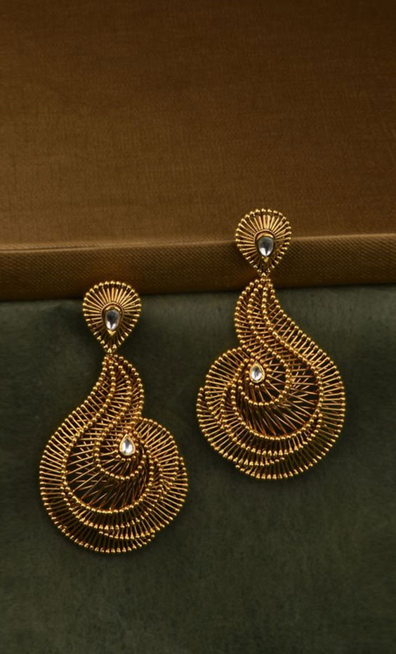 Handmade Gold Earrings 