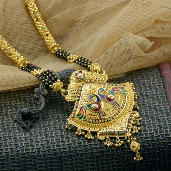 Peacock Traditional Mangalsutra 