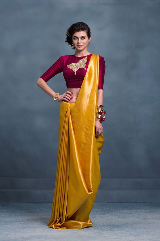 Yellow Saree