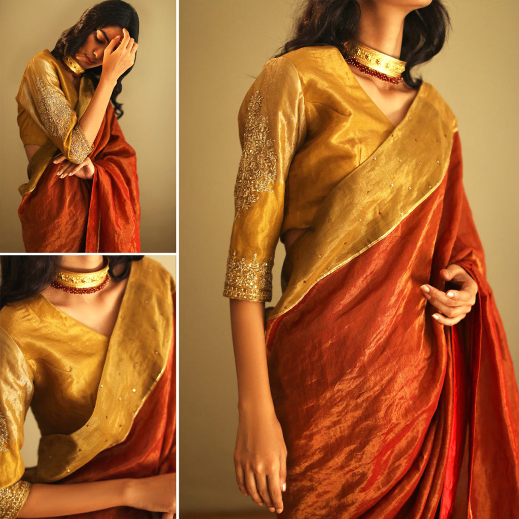 Handloom Tissue Blouse