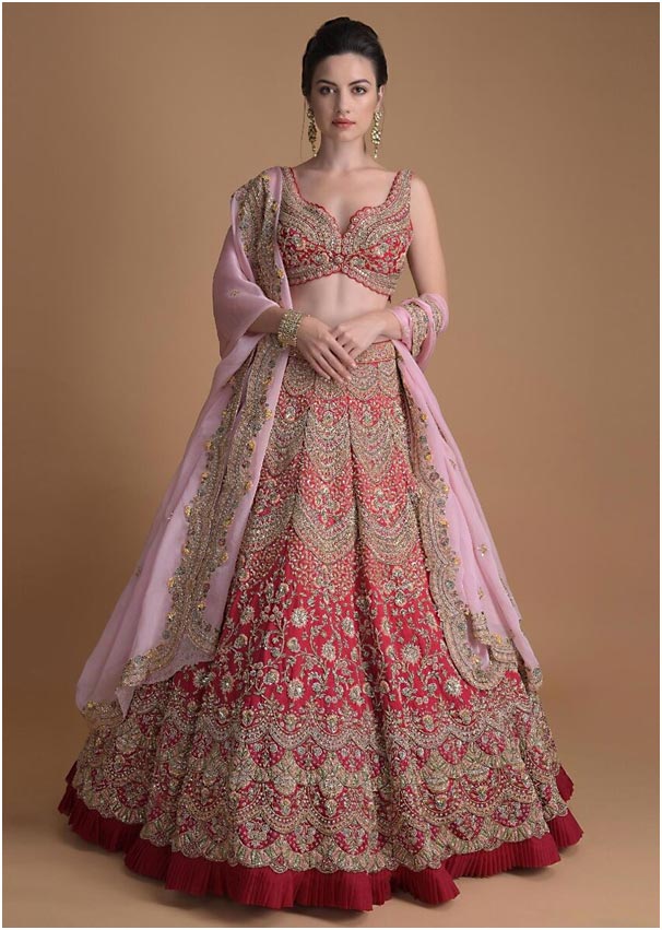 Fuchsia Rose Lehenga 