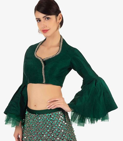 Designer Full Sleeves Blouse Design
