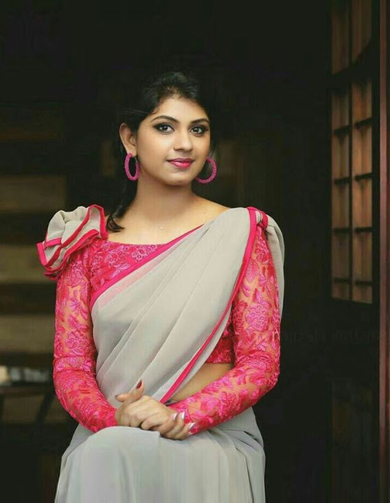 Pink Net Designer Blouse