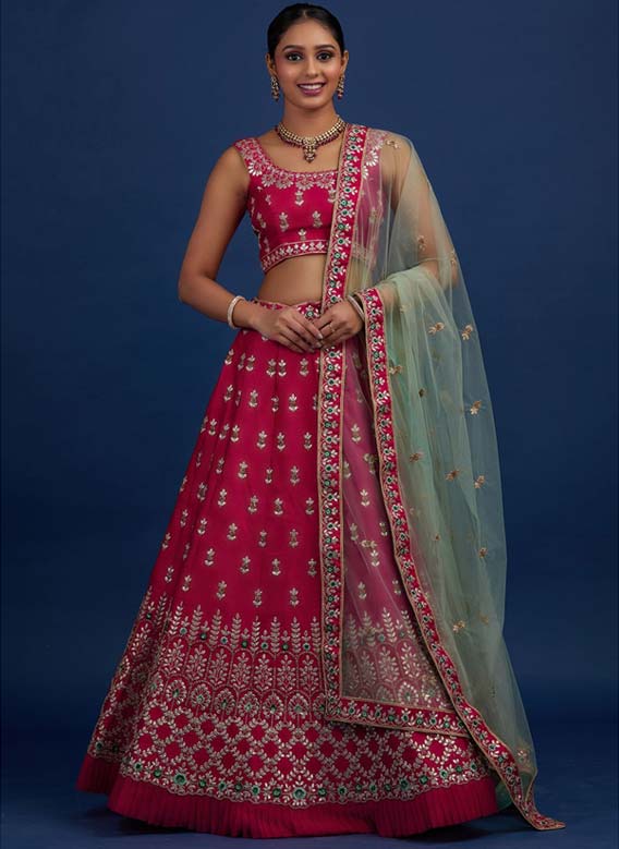 Rani Pink Gotapatti Lehenga Choli