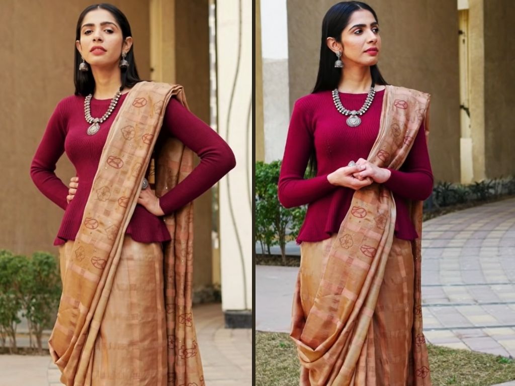 Discover more than 77 cardigan with saree - noithatsi.vn