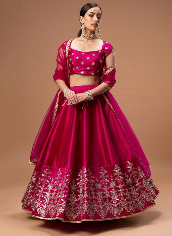 Sequin Work Lehenga Choli