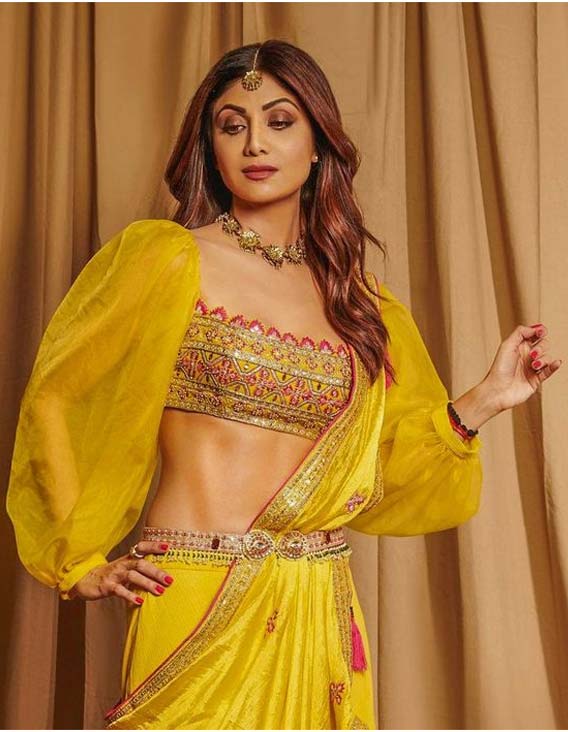 Yellow Designer Blouse