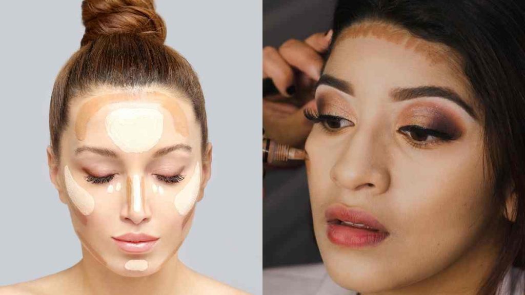 contouring different face shapes