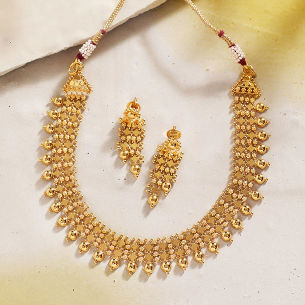 Gorgeous Yellow Gold Necklace Set