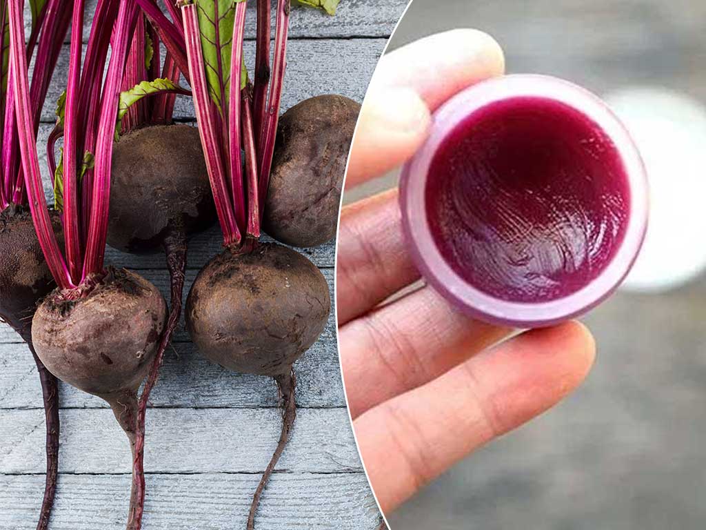 lipstick making from beetroot